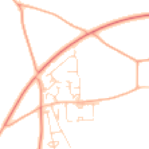 Daytime road noise heatmap for NR10 5JY