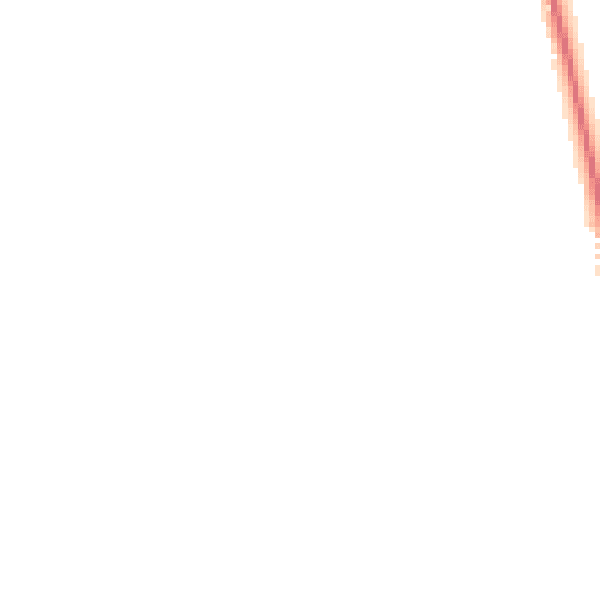 Night-time road noise heatmap for NR10 5NG