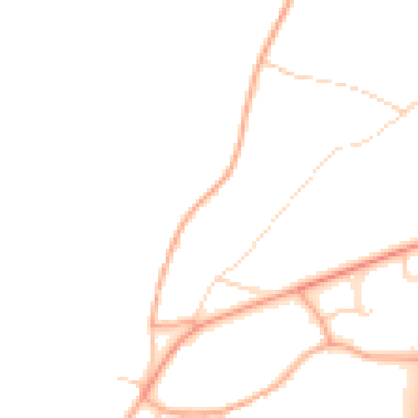Daytime road noise heatmap for NR11 6LR