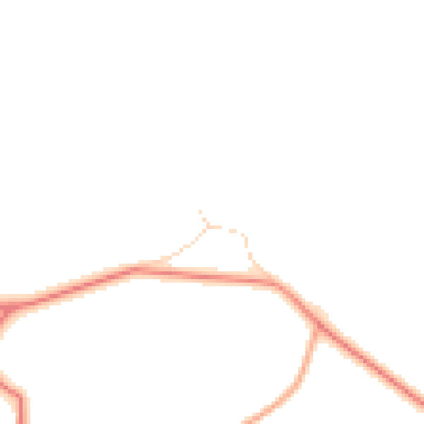 Daytime road noise heatmap for NR11 6NJ