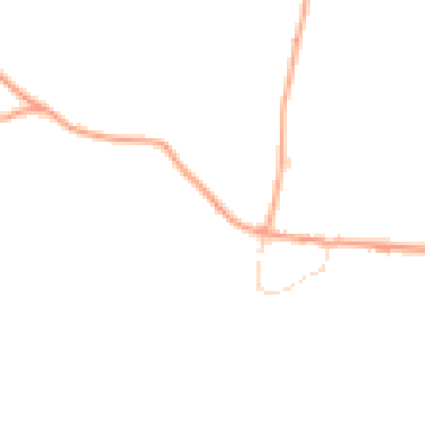 Daytime road noise heatmap for NR11 6TU