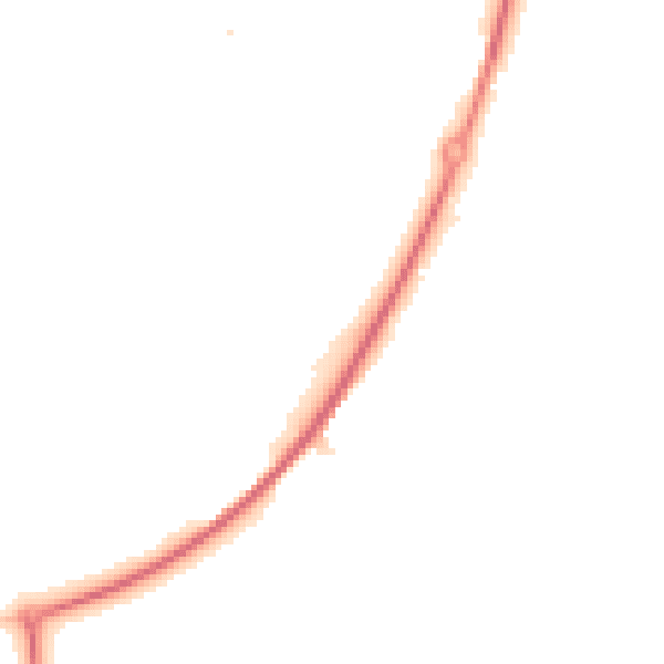 Night-time road noise heatmap for NR11 6UA