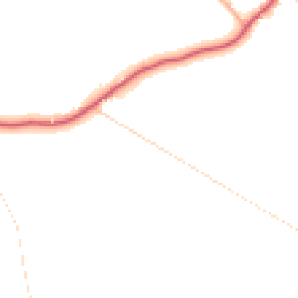 Daytime road noise heatmap for NR11 7DT