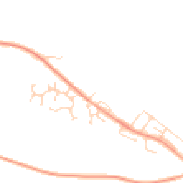 Daytime road noise heatmap for NR11 8DS