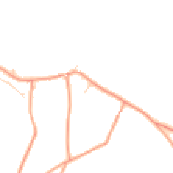 Daytime road noise heatmap for NR11 8EE
