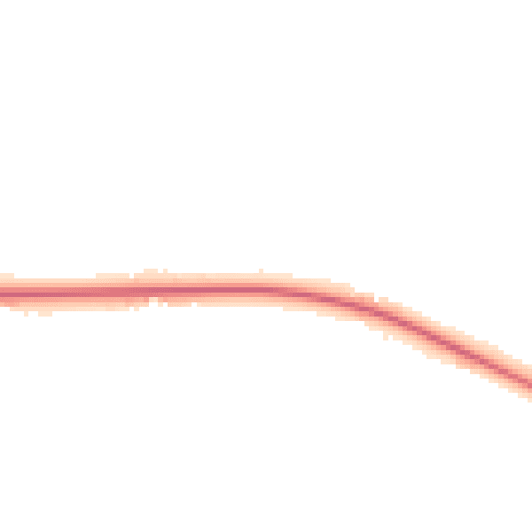 Night-time road noise heatmap for NR11 8QA