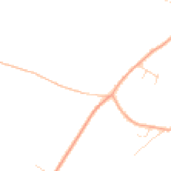 Daytime road noise heatmap for NR12 0AS