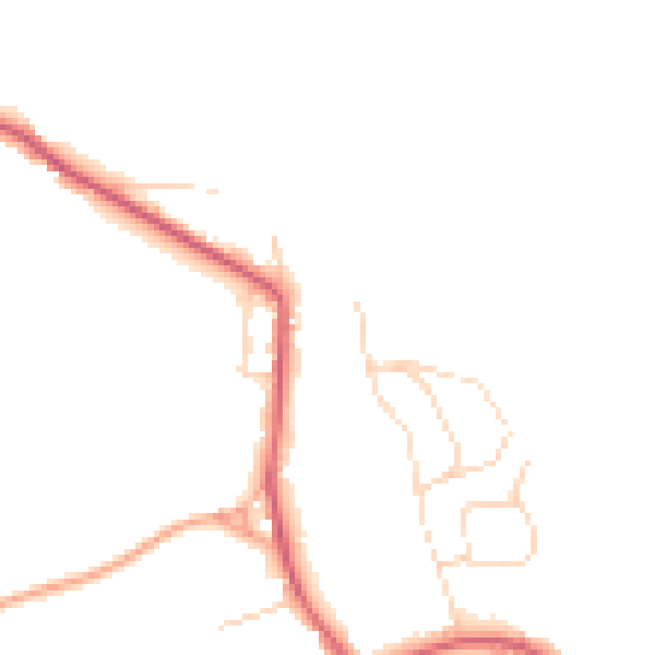 Daytime road noise heatmap for NR12 0ER