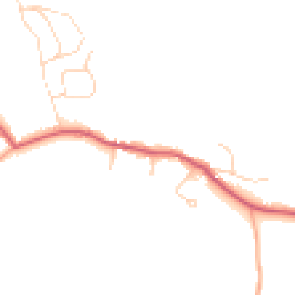 Daytime road noise heatmap for NR12 0HB