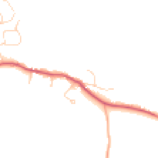 Daytime road noise heatmap for NR12 0HD