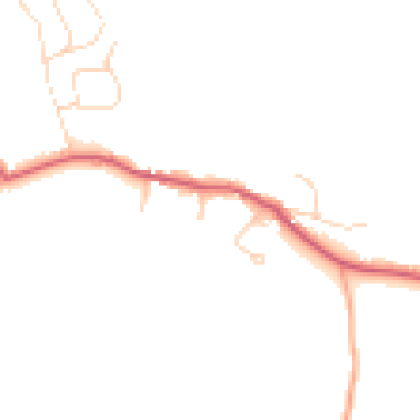 Daytime road noise heatmap for NR12 0HJ