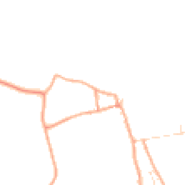 Daytime road noise heatmap for NR12 0QT