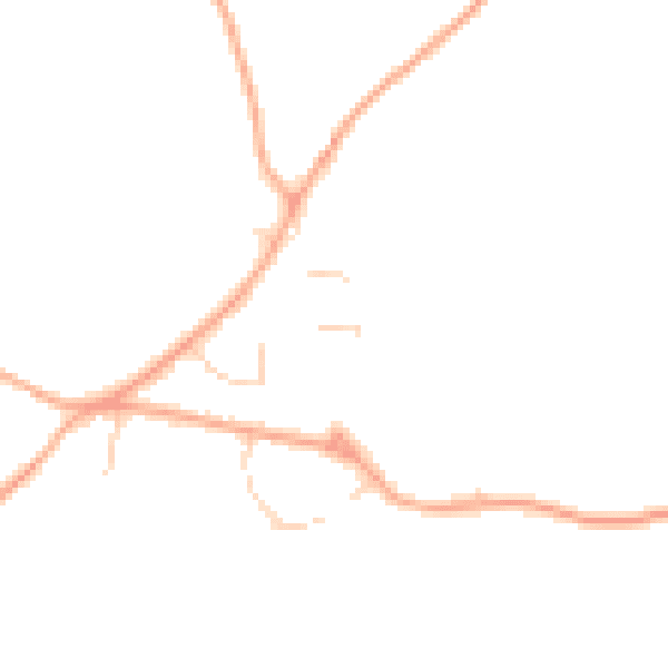 Daytime road noise heatmap for NR12 7LL