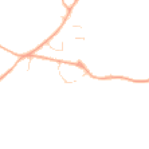 Daytime road noise heatmap for NR12 7NE