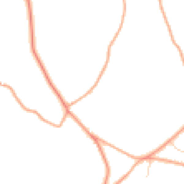 Daytime road noise heatmap for NR12 7NN
