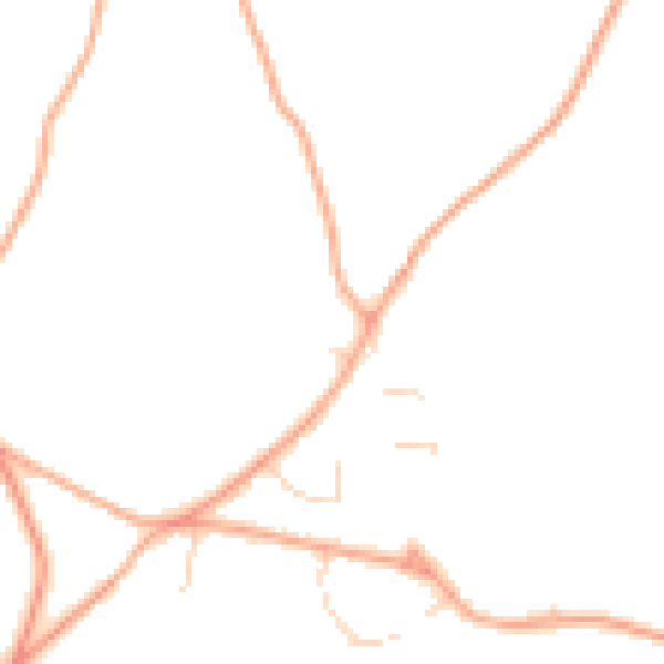 Daytime road noise heatmap for NR12 7NU