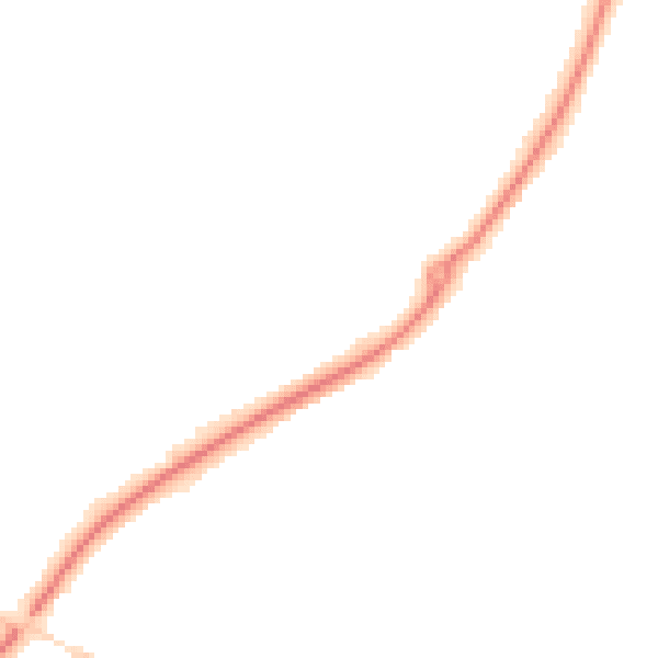 Night-time road noise heatmap for NR12 8GR