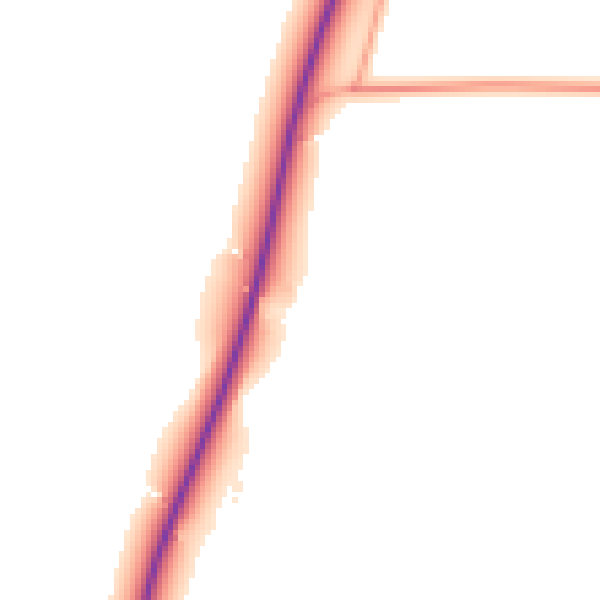 Daytime road noise heatmap for NR12 8YS