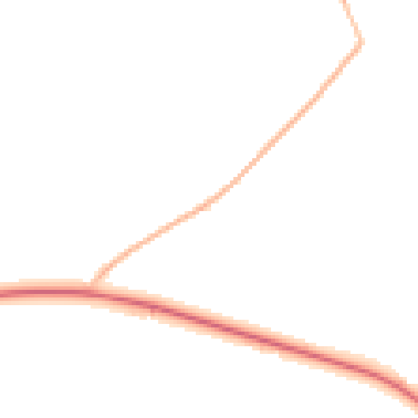 Night-time road noise heatmap for NR12 9EP