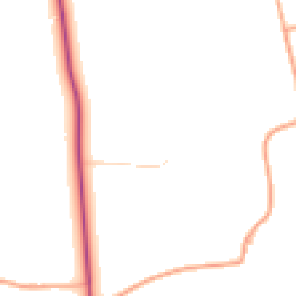 Daytime road noise heatmap for NR12 9EZ