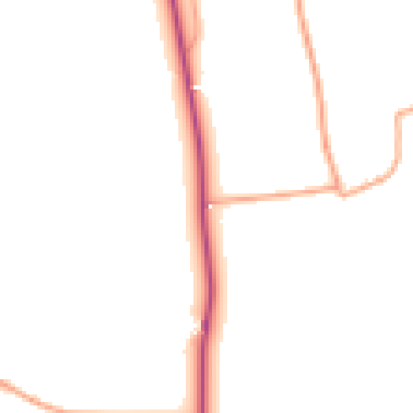 Daytime road noise heatmap for NR12 9HP