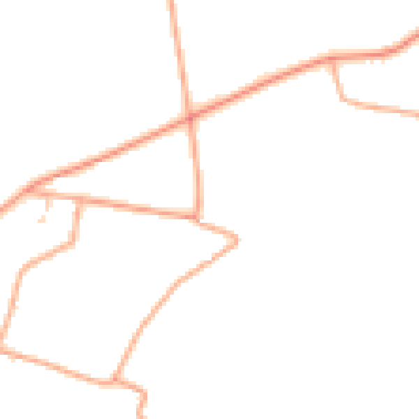 Daytime road noise heatmap for NR12 9JF
