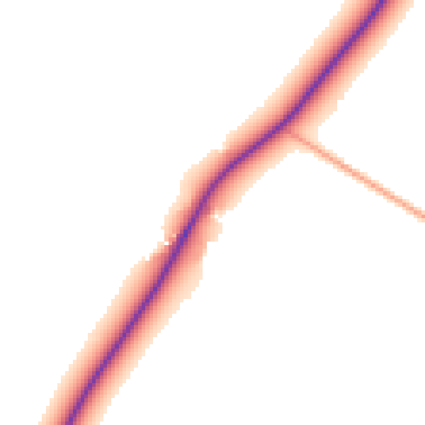 Daytime road noise heatmap for NR13 3AT