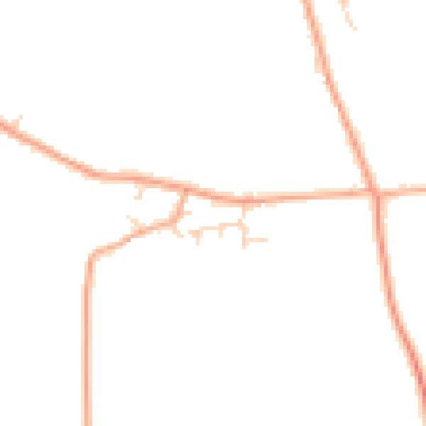 Daytime road noise heatmap for NR13 3JN