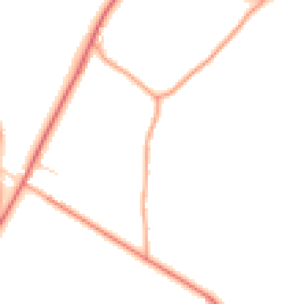 Daytime road noise heatmap for NR13 3LF