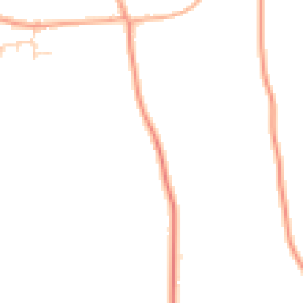 Daytime road noise heatmap for NR13 3LZ