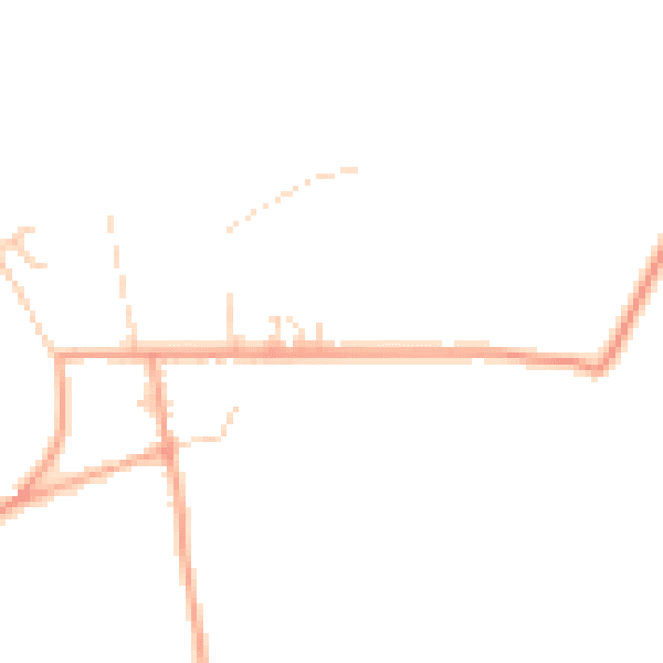 Daytime road noise heatmap for NR13 3PW