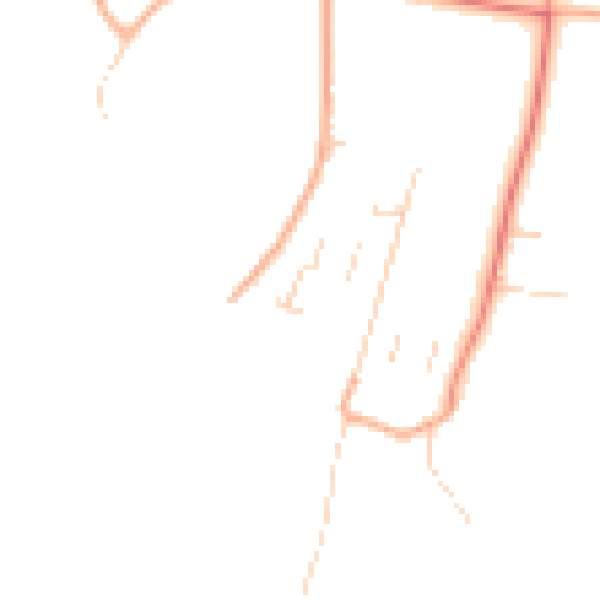 Daytime road noise heatmap for NR13 3RW