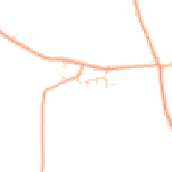 Daytime road noise heatmap for NR13 3XE