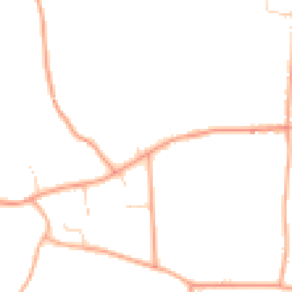 Daytime road noise heatmap for NR13 4AF
