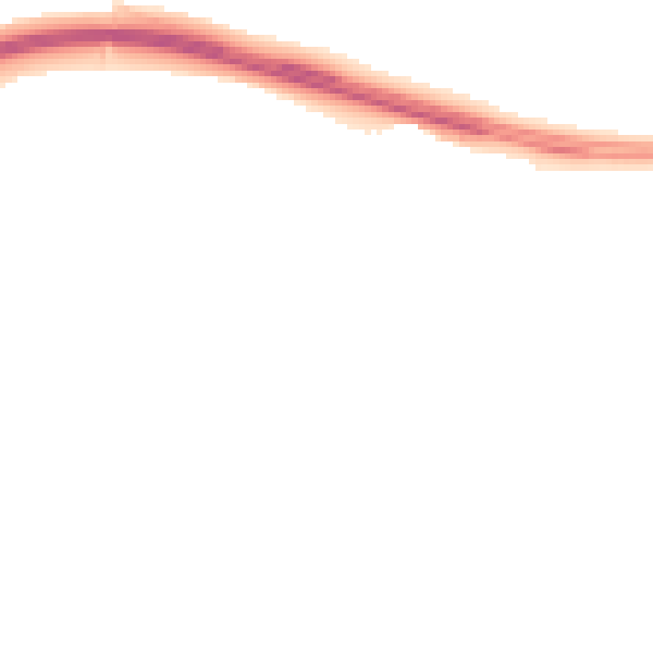 Night-time road noise heatmap for NR13 4FL