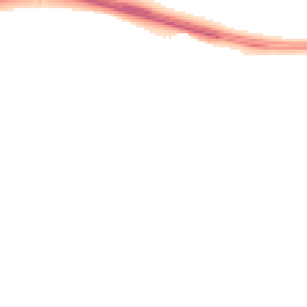 Night-time road noise heatmap for NR13 4LN
