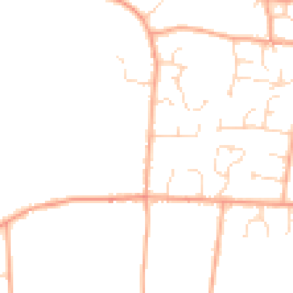 Daytime road noise heatmap for NR13 4PA