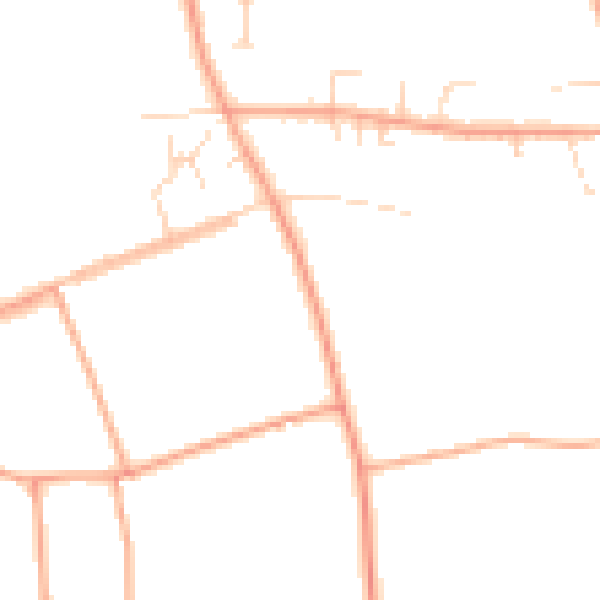 Daytime road noise heatmap for NR13 4RR