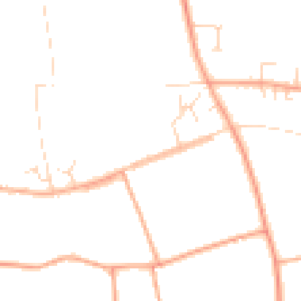 Daytime road noise heatmap for NR13 4RT