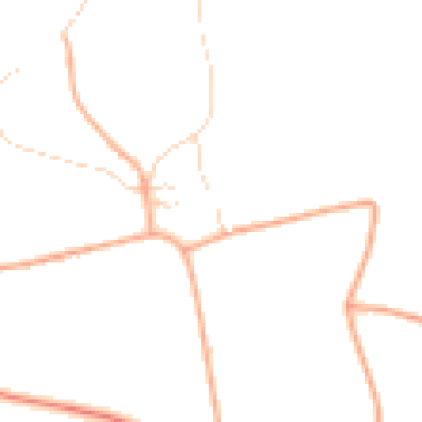 Daytime road noise heatmap for NR13 6EJ