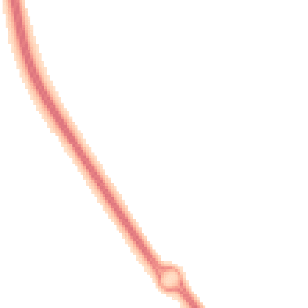Night-time road noise heatmap for NR13 6GG