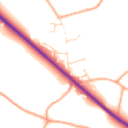 Daytime road noise heatmap for NR14 6AT