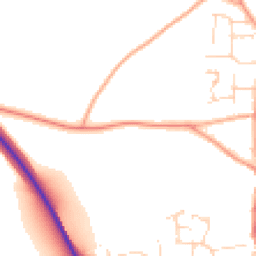 Daytime road noise heatmap for NR14 6BG