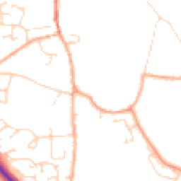 Daytime road noise heatmap for NR14 6LT