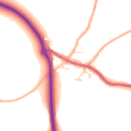 Daytime road noise heatmap for NR14 6TA