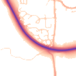 Daytime road noise heatmap for NR14 6UD