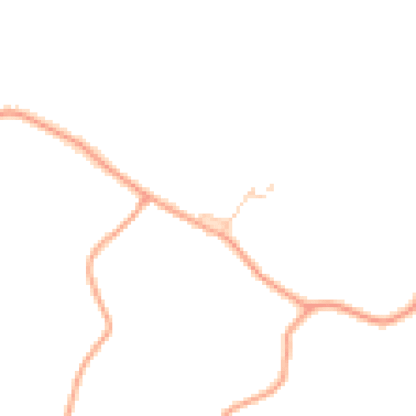 Daytime road noise heatmap for NR14 7AT