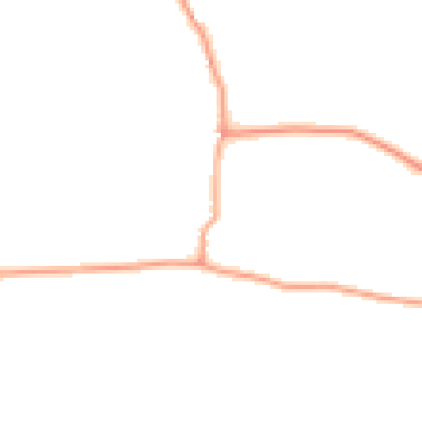 Daytime road noise heatmap for NR14 7HF