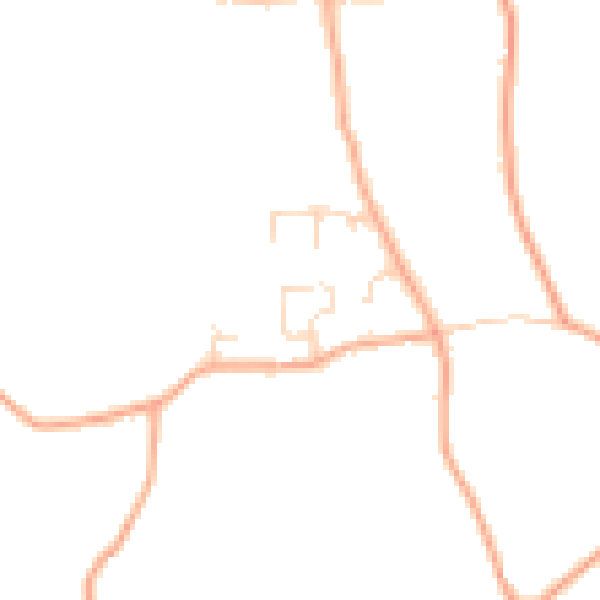 Daytime road noise heatmap for NR14 7NJ