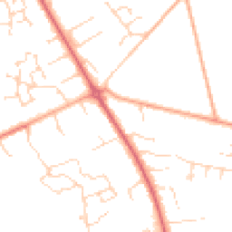 Daytime road noise heatmap for NR14 7QY